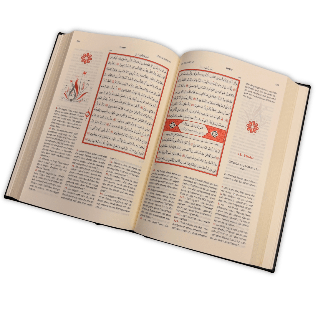 Der Koran in deutscher Übersetzung - Muhammad Rassoul Arabisch - Deutsch