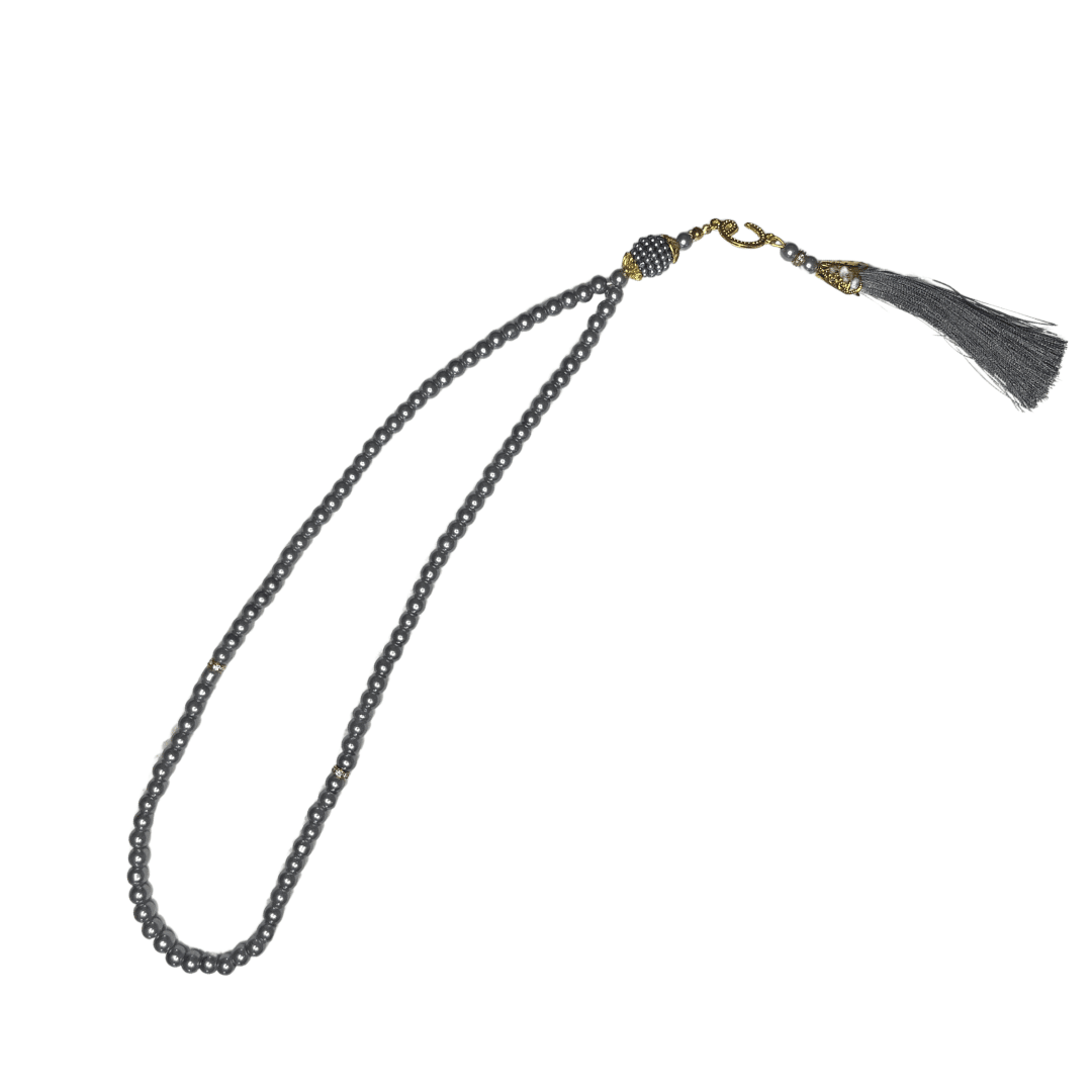 Gebetskette (Tesbih) - Grau