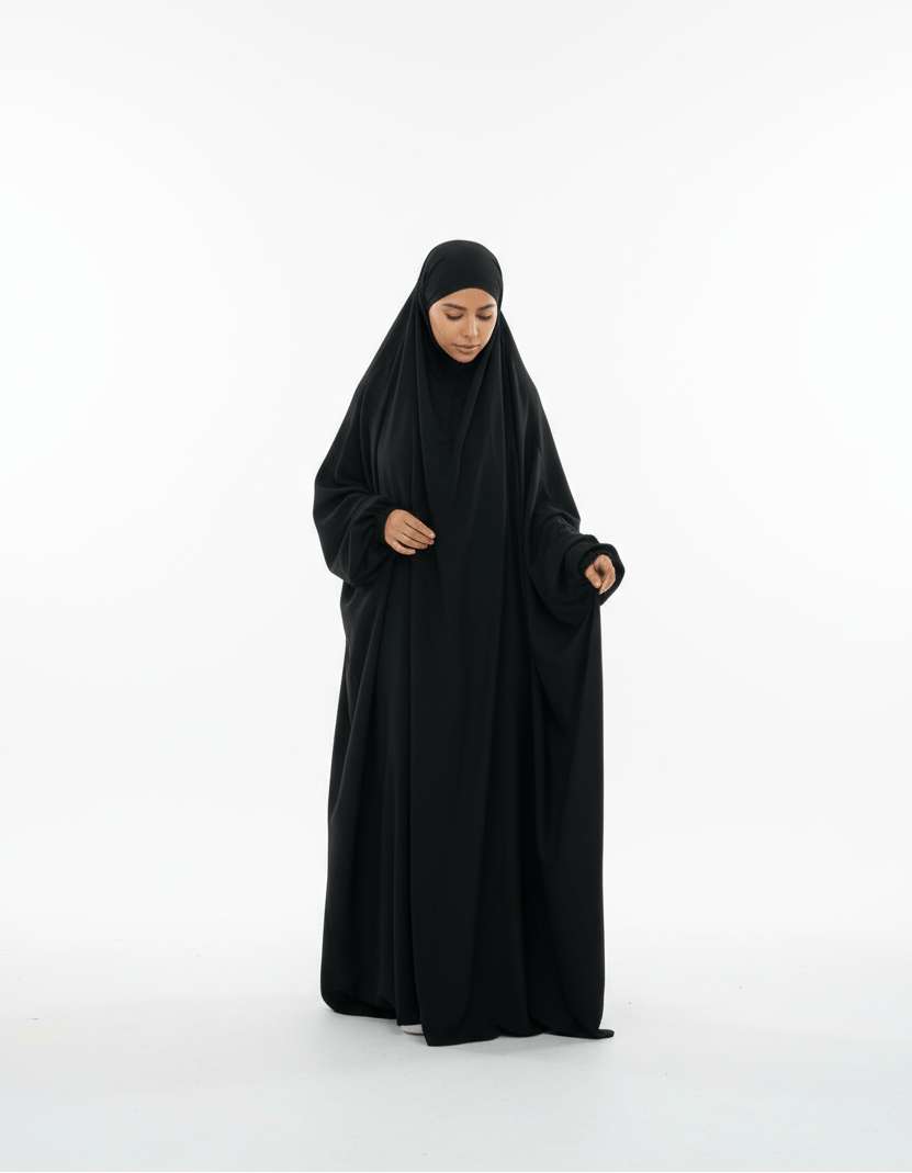 Jilbab 1 - Teiler – Gebetskleidung mit integrierter Kopfbedeckung