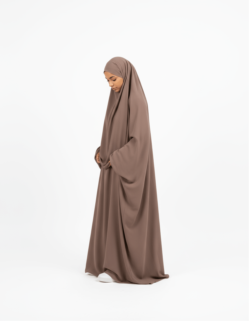 Jilbab 1 - Teiler – Gebetskleidung mit integrierter Kopfbedeckung