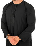Premium Qamis - Emirati (Schwarz)