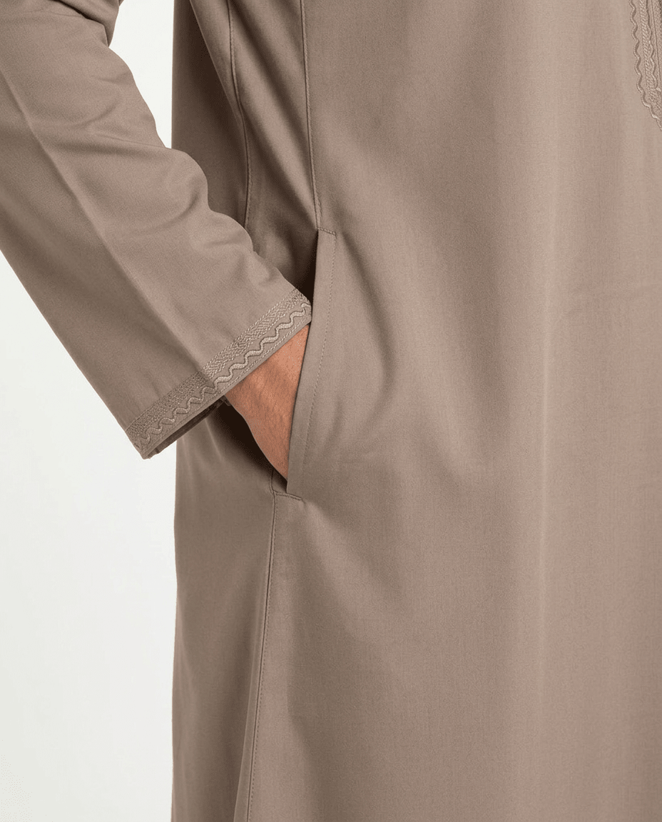 Premium Qamis - Emirati (Beige)