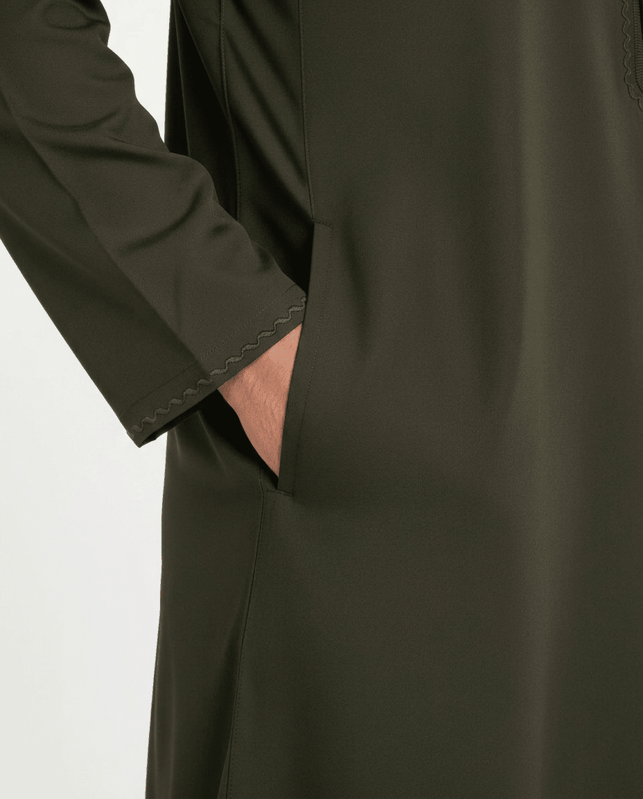 Premium Qamis - Emirati (Khaki)