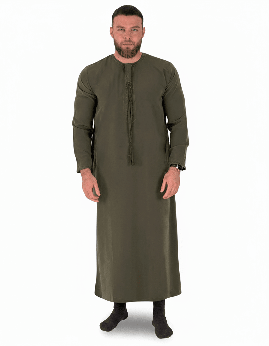 Premium Qamis - Emirati (Khaki)