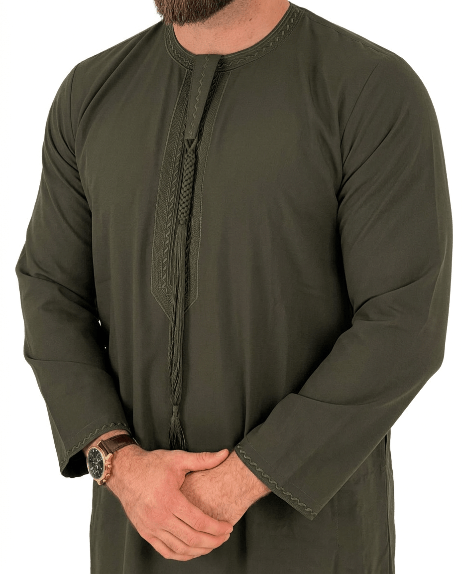 Premium Qamis - Emirati (Khaki)