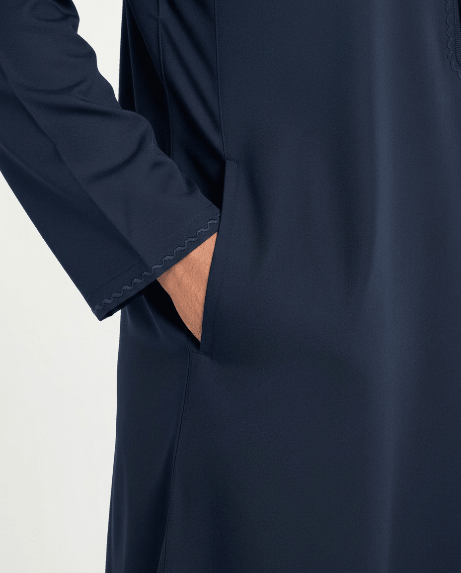 Premium Qamis - Emirati (Navy)
